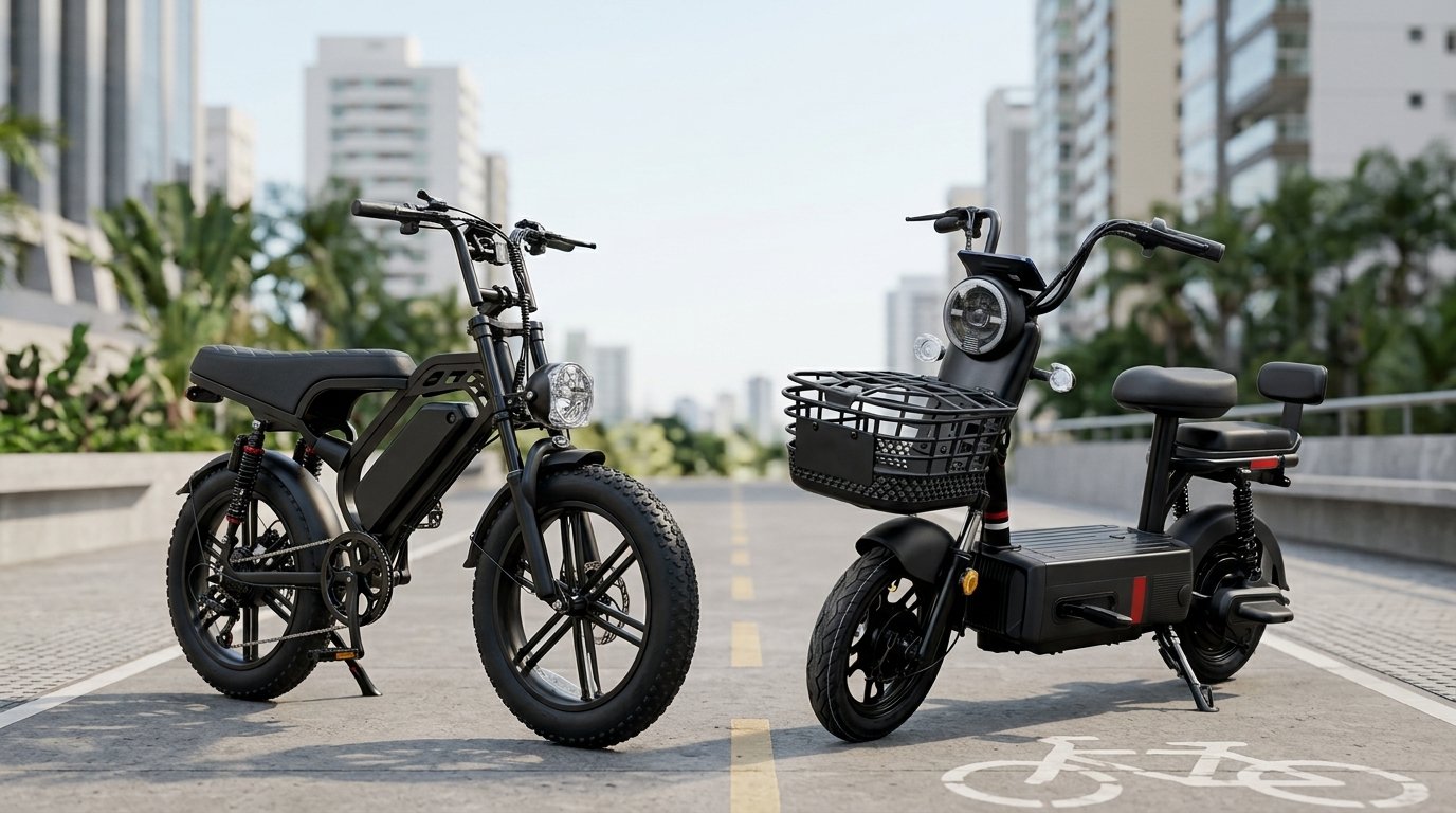 Como Escolher entre Bicicleta Elétrica e Scooter Elétrica - modelos