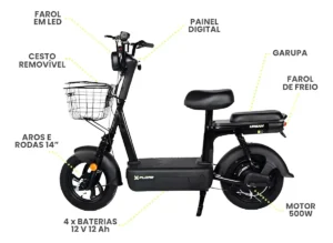 Scooter Elétrica Xplore visão geral