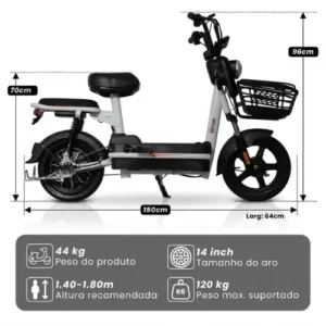 scooter elétrica bikelete mt2 ficha técnica