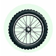Icone de aro de uma bicicleta elétrica